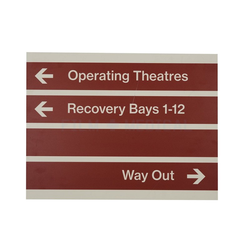 Red Signs Operating Theatre